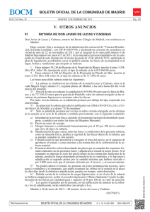 v. otros anuncios - Boletín Oficial de la Comunidad de Madrid