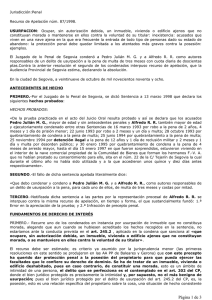 Sentencia Audiencia Provincial Segovia 87/1998