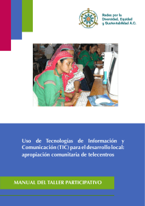 Uso de Tecnologías de Información y Comunicación (TIC) para el