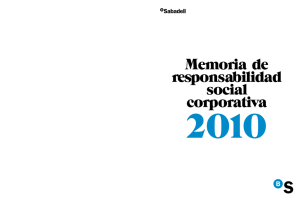 Memoria de responsabilidad social corporativa