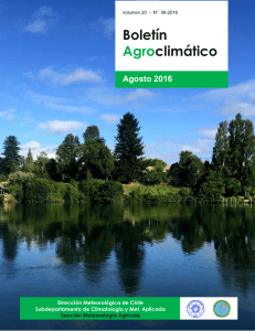 Boletín Agroclimático