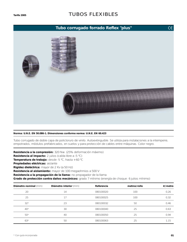 Tubo flexible de aluminio de 160 mm de diámetro y 1,5 m de longitud flexible 