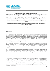 Diagnóstico de Riesgos de la Corrupción