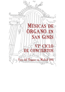 Programa - Foro del Órgano en Madrid