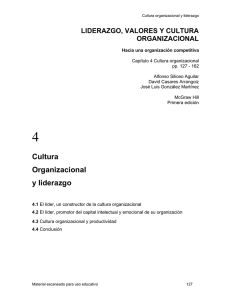 Cultura Organizacional y liderazgo