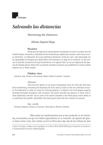 Salvando las distancias - Revista de Humanidades