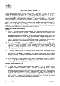 CONTRATO DE DEPÓSITO A PLAZO FIJO