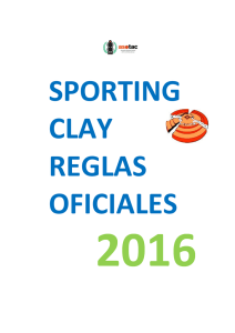 reglamento nacional sporting clay