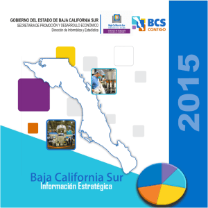 Baja California Sur, Información Estratégica 2015