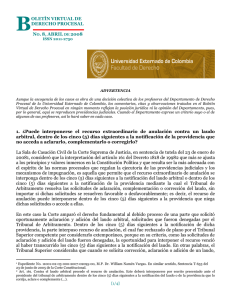 N° 8. Abril de 2008 - Universidad Externado de Colombia