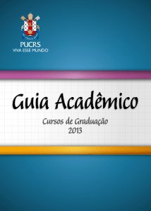 Guia Acadêmico - Cursos de Graduação 2013