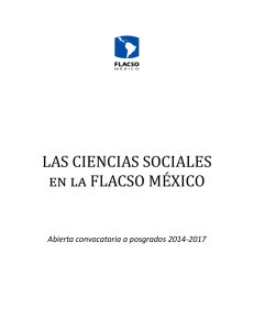 LAS CIENCIAS SOCIALES en la FLACSO MéXICO