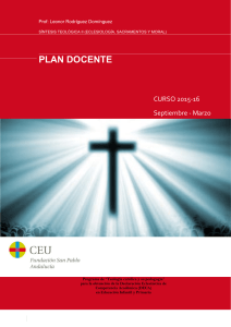 plan docente - Fundación San Pablo Andalucía CEU