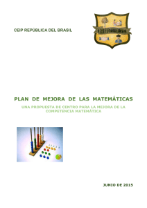 plan mejora de las matematicas junio 2015