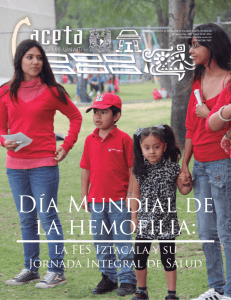 Día Mundial de la hemofilia: - FES Iztacala