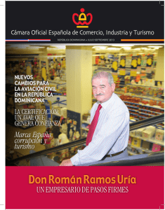 En portada - Cámara Oficial Española de Comercio, Industria y