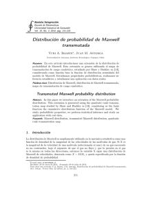 Distribución de probabilidad de Maxwell transmutada