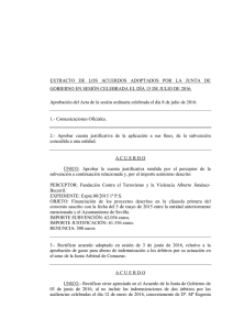 Acuerdos de 15 de julio - Ayuntamiento de Sevilla