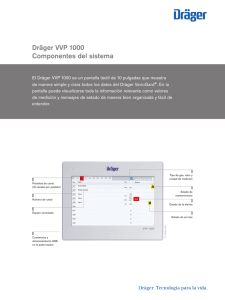 Información de producto: Dräger VVP 1000