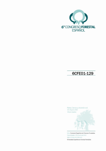 6CFE01-129 - Sociedad Española de Ciencias Forestales