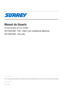 Manual de Usuario Equipos portátiles TG de 3000 kcal/h