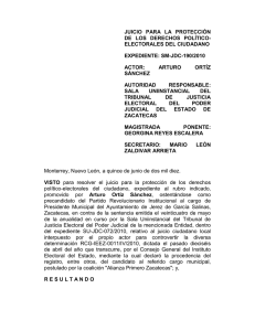 Resolución SM-JDC-190/2010 - Instituto Electoral del Estado de