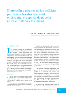 Dimensión y alcance de las políticas públicas sobre discapacidad