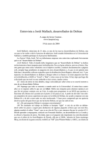 Entrevista a Jordi Mallach, desarrollador de Debian