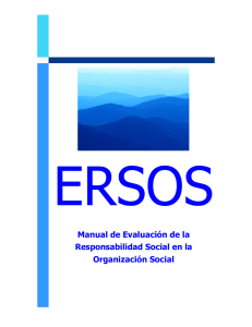 Manual de Evaluación de la Responsabilidad Social en