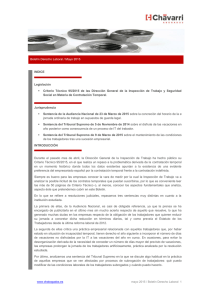 www.chabogados.es mayo 2015 / Boletín Derecho Laboral 1 Boletín