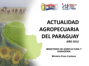 Actualidad Agropecuaria del Paraguay 2012