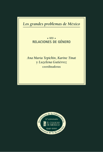 VIII. Relaciones de género - colmex.mx