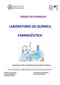 Química Farmacéutica - Universitat de València