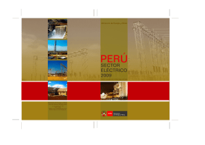 Sector Eléctrico 2009 - Ministerio de Energía y Minas