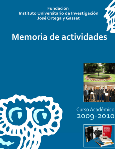 investigación - Fundación José Ortega y Gasset