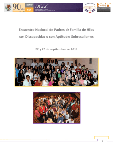 Encuentro Nacional de Padres de Familia de Hijos con