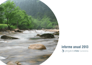informe anual 2013 - Proyecto Ríos Cantabria