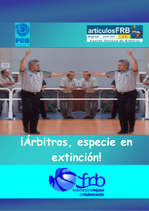 ¡Árbitros, especie en extinción! - Federación Riojana de Baloncesto