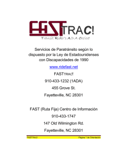 fasttrac - Fayetteville Area System Transit
