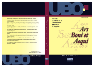 Ars Boni et Aequi - Universidad Bernardo O`Higgins