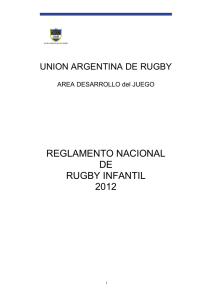 reglamento nacional de rugby infantil 2012