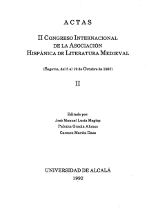 Flores y Blancaflor en la literatura castellana - AHLM
