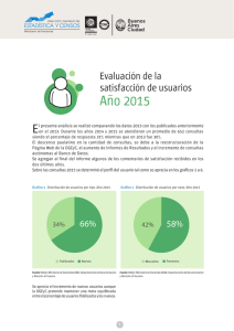 Satisfacción de usuarios 2015