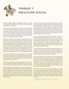trabajo y previsión social - Ministerio de Desarrollo Social