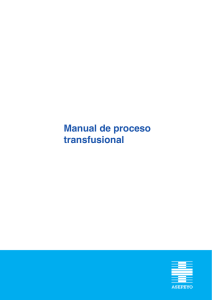 El proceso transfusional - Portal Sanitario