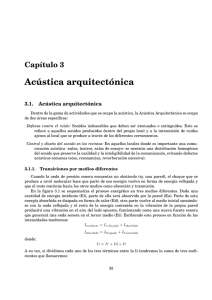 Capıtulo 3 Ac ´ustica arquitect ´onica