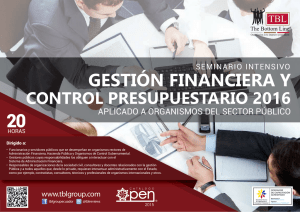 TBL - Gestion financiera y control presupuetario 2015 sp