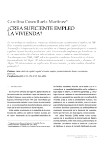 ¿Crea suficiente empleo la vivienda?