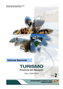 Informe Sectorial Turismo Años 2001 / 2010