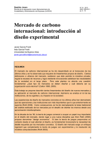 Mercado de carbono internacional: introducción al diseño